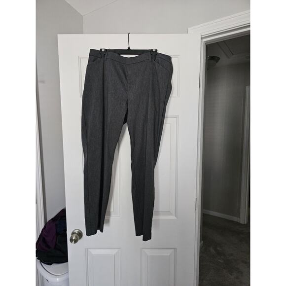 Gap Womens 18 Signature Skinny Ankle Pants Stretch Heather Gray Mid Rise - Picture 1 of 8